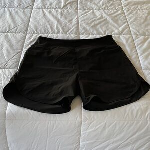 Sleek Black Women's Athletic Swim Shorts